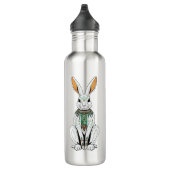 BunnySip – Cute Rabbit Design Water Bottle Waterfles (Rechts)