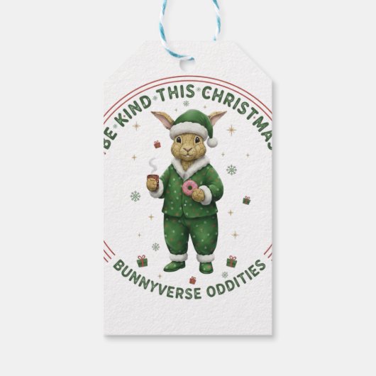 Bunnyverse christmas cadeaulabel (Achterkant)