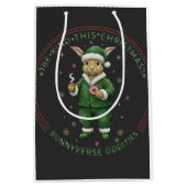 Bunnyverse christmas medium cadeauzakje (Voorkant)