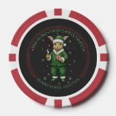Bunnyverse christmas poker chips (Voorkant)