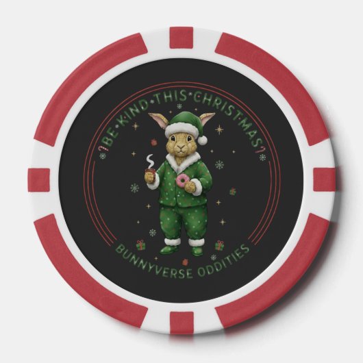 Bunnyverse christmas poker chips (Voorkant)