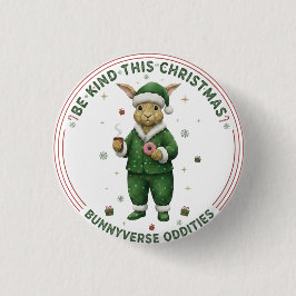 Bunnyverse christmas ronde button 3,2 cm