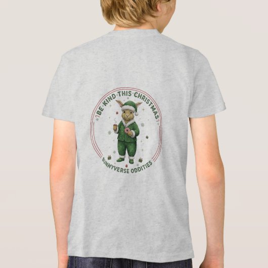 Bunnyverse christmas Tri-Blend shirt (Achterkant)