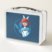 Bunnyx Blauwe Badge (Achterkant)