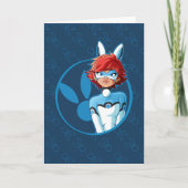 Bunnyx Blauwe Badge Kaart (Voorkant)