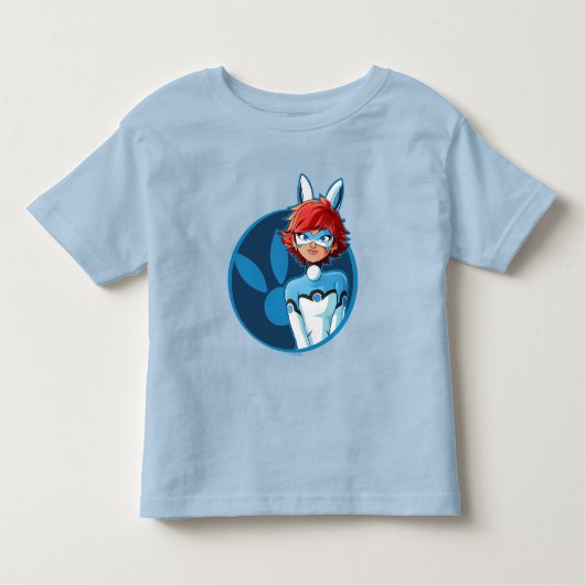 Bunnyx Blauwe Badge Kinder Shirts (Voorkant)