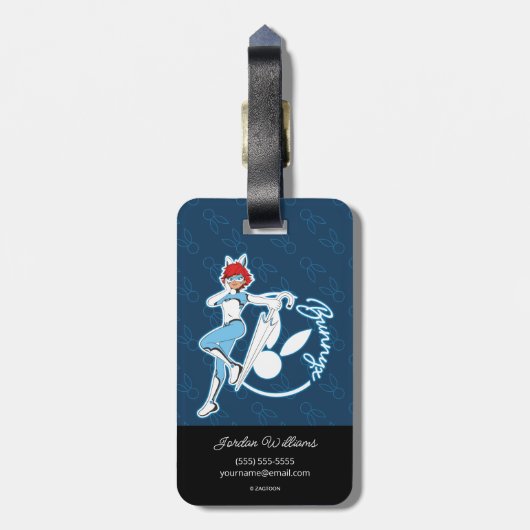 Bunnyx Graphic Bagagelabel (Achterkant verticaal)