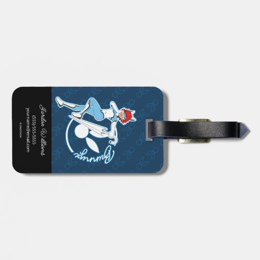 Bunnyx Graphic Bagagelabel (Achterkant horizontaal)
