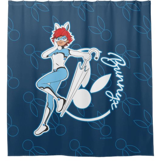 Bunnyx Graphic Douchegordijn (Voorkant)