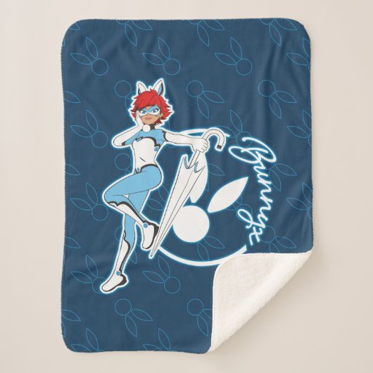 Bunnyx Graphic Sherpa Deken (Voorkant)