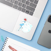 Bunnyx Graphic Sticker (Laptop met iPhone)