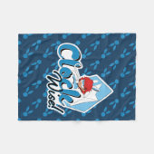 Bunnyx | Klok Wise! Fleece Deken (Voorkant (Horizontaal))