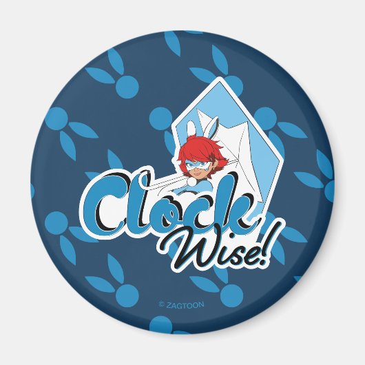 Bunnyx | Klok Wise! Magneet (Voorkant)