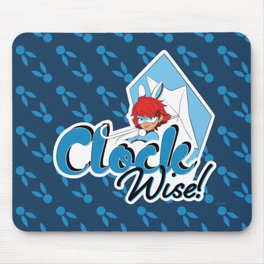 Bunnyx | Klok Wise! Muismat (Voorkant)