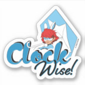 Bunnyx | Klok Wise! Sticker (Voorkant)