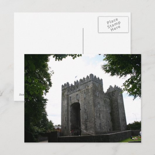 Bunratty Castle Ireland Briefkaart (Voorkant / Achterkant)