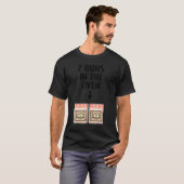 Buns in de Oven Twins Zwangerschap Announcement Ge T-shirt (Voorkant volledig)