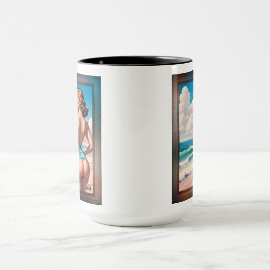 Buns Need Sun Too AI Concept Art van Xzendor7 Mok (Midden)