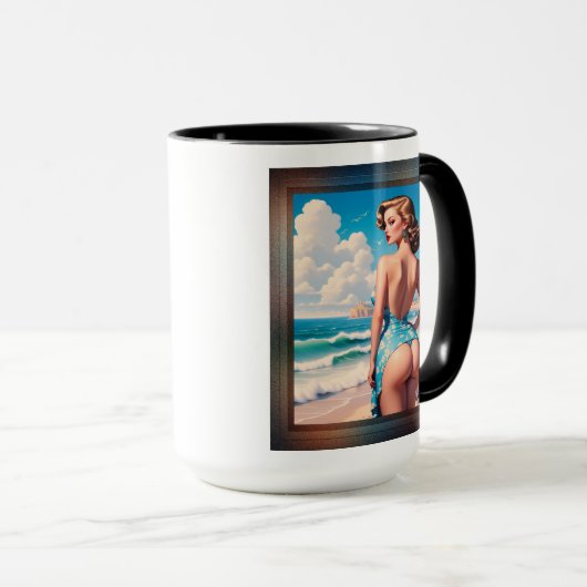 Buns Need Sun Too AI Concept Art van Xzendor7 Mok (Voorkant rechts)