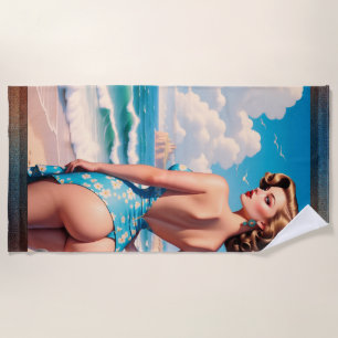 Buns Need Sun Too AI Concept Art van Xzendor7 Strandlaken