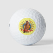 Buns Uit Bikini Strand Meisje Thunder_Cove Golfballen (Voorkant)