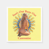 Buns Uit Bikini Strand Meisje Thunder_Cove Servet (Voorkant)