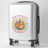 Buns Uit Bikini Strand Meisje Thunder_Cove Sticker (Koffer)