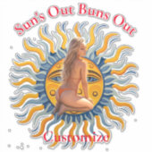 Buns Uit Bikini Strand Meisje Thunder_Cove Sticker (Voorkant)