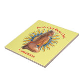 Buns Uit Bikini Strand Meisje Thunder_Cove Tegeltje (Zijkant)