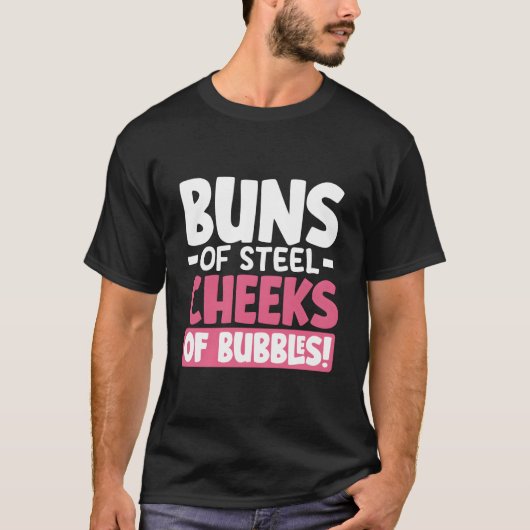 Buns Van Sl Wangen Van Bubbles T-shirt (Voorkant)