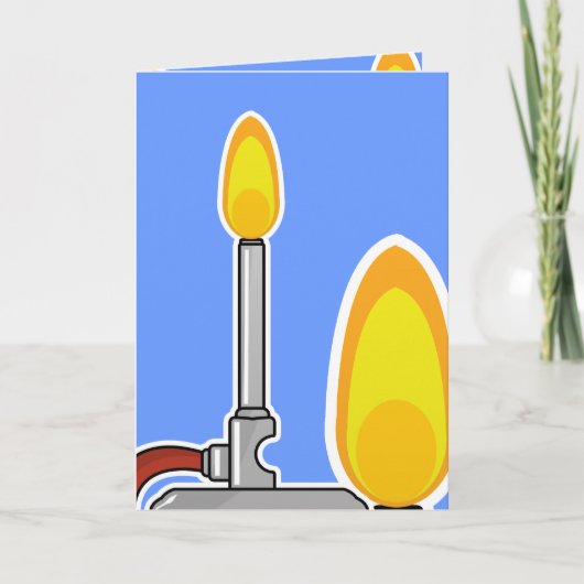 Bunsen Burner Kaart (Voorkant)