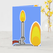 Bunsen Burner Kaart (Gele Bloem)