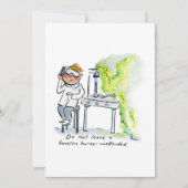 Bunsen Burner Kaart (Voorkant)