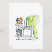 Bunsen Burner Kaart (Voorkant / Achterkant)