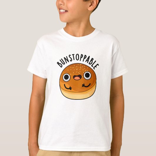 Bunstoppable Funny Bun Pun T-shirt (Voorkant)