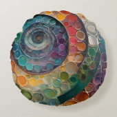 bunt und modern, Dekokissen Rond Kussen (Voorkant)