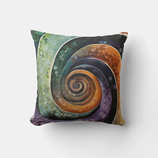 bunt und modern, design mit Spirale Kussen (Voorkant)