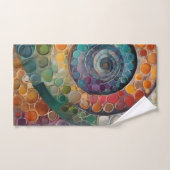 bunt und modern, ein schönes Handtuchset Bad Handdoek (Handdoek)