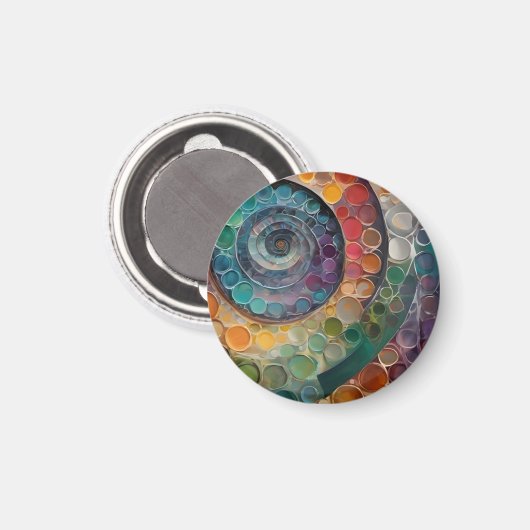 bunt und modern magneet (Voorkant / Achterkant)