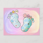 Bunte Babyfüsse Briefkaart (Voorkant)