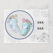 bunte Babyfüsse Briefkaart (Voorkant)