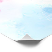 Bunte Blume im Buntstift Stil Perfect Poster (Hoek)
