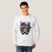 Bunte Feierkatze T-shirt (Voorkant volledig)