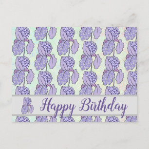 bunte Iris Briefkaart