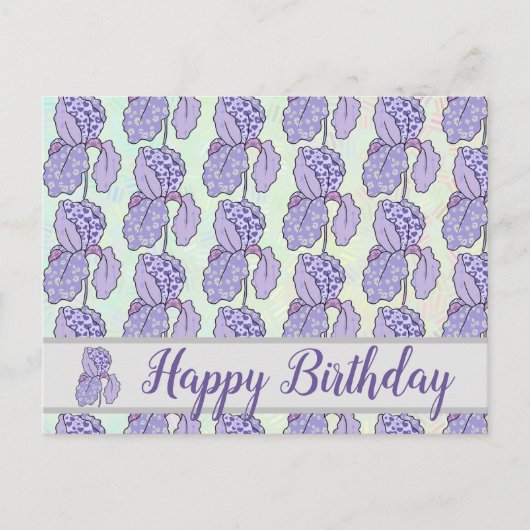 bunte Iris Briefkaart (Voorkant)