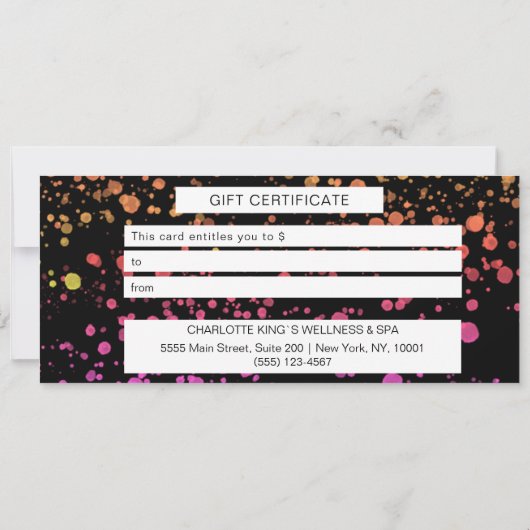 BUNTE KLECKSE BUSINESS CERTIFICATE (Achterkant)