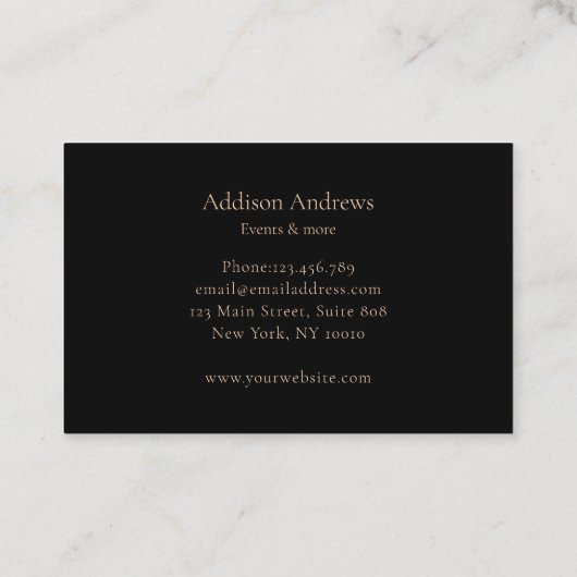 Bunte Kleckse Visitekaartje (Achterkant)