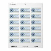 bunte Kornblume Etiket (Full Sheet)