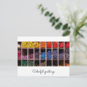 bunte Künstlerfarben im Fach Briefkaart (Staand voorkant)