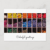 bunte Künstlerfarben im Fach Briefkaart (Voorkant)